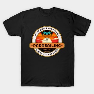 Outdoor Experience Parasailing Design T-Shirt